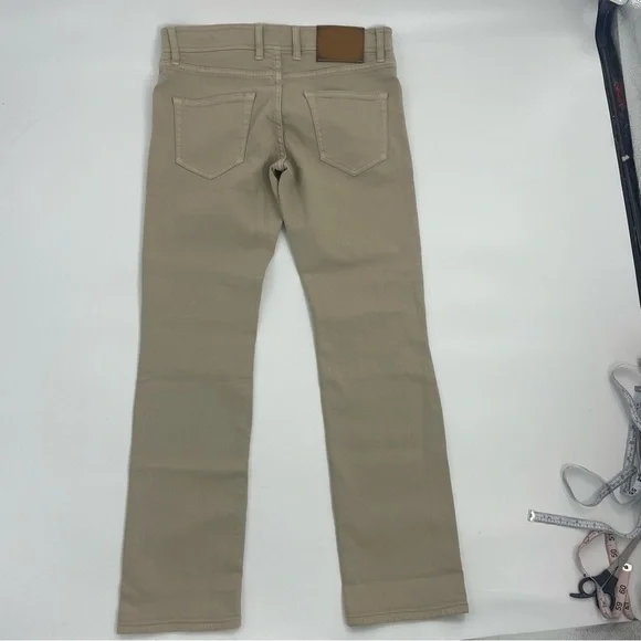 Candiani Denim Handmade in Italy Classic 5 pocket Tan Jeans Chino Style Pants 30 - Picture 9 of 13